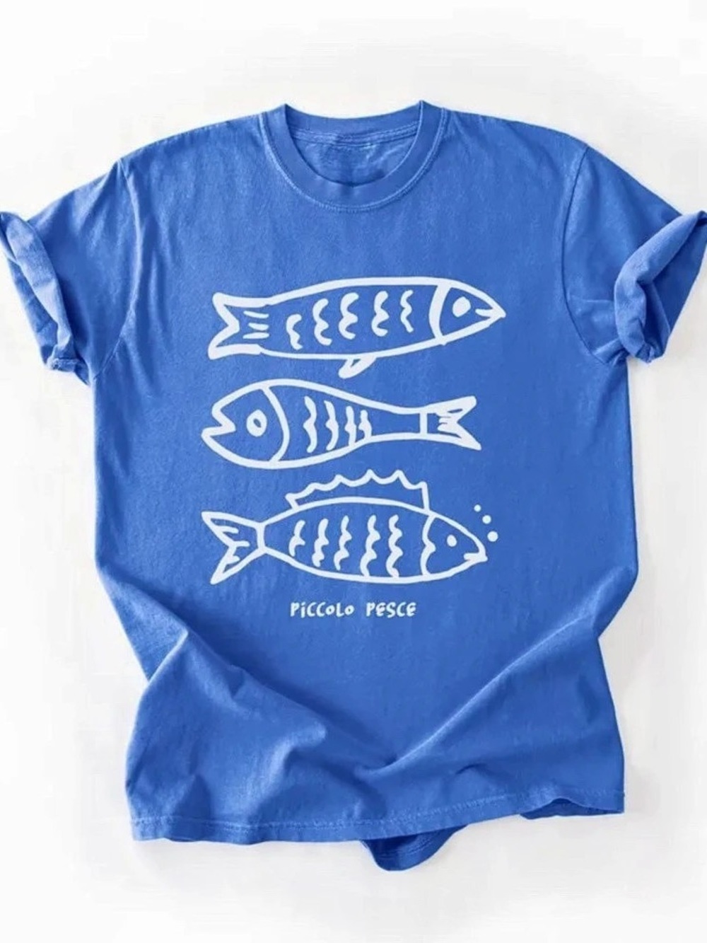 Blue Fish Graphic Short Sleeve Tee